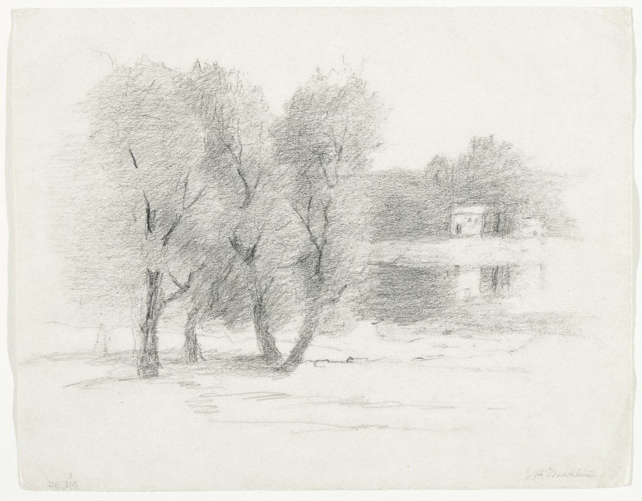 Paysage, fin 19e-début 20e siècle - John Henry Twachtman