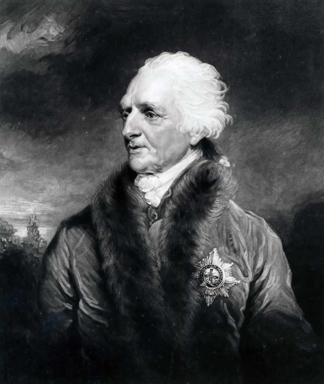 Augustus Henry Fitzroy, 3e duc de Grafton, gravé par C. Turner - John Hoppner
