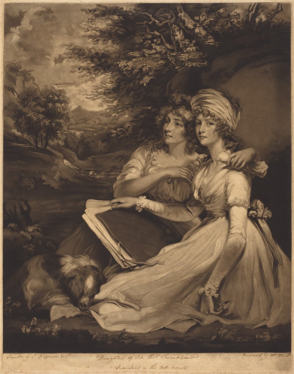 Les filles de Sir Thomas Frankland - John Hoppner