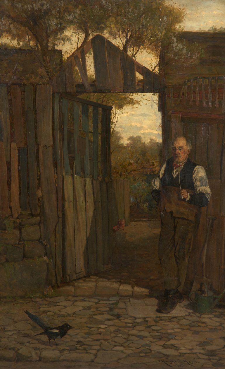 Tisserand et pie - John Houghton Hague
