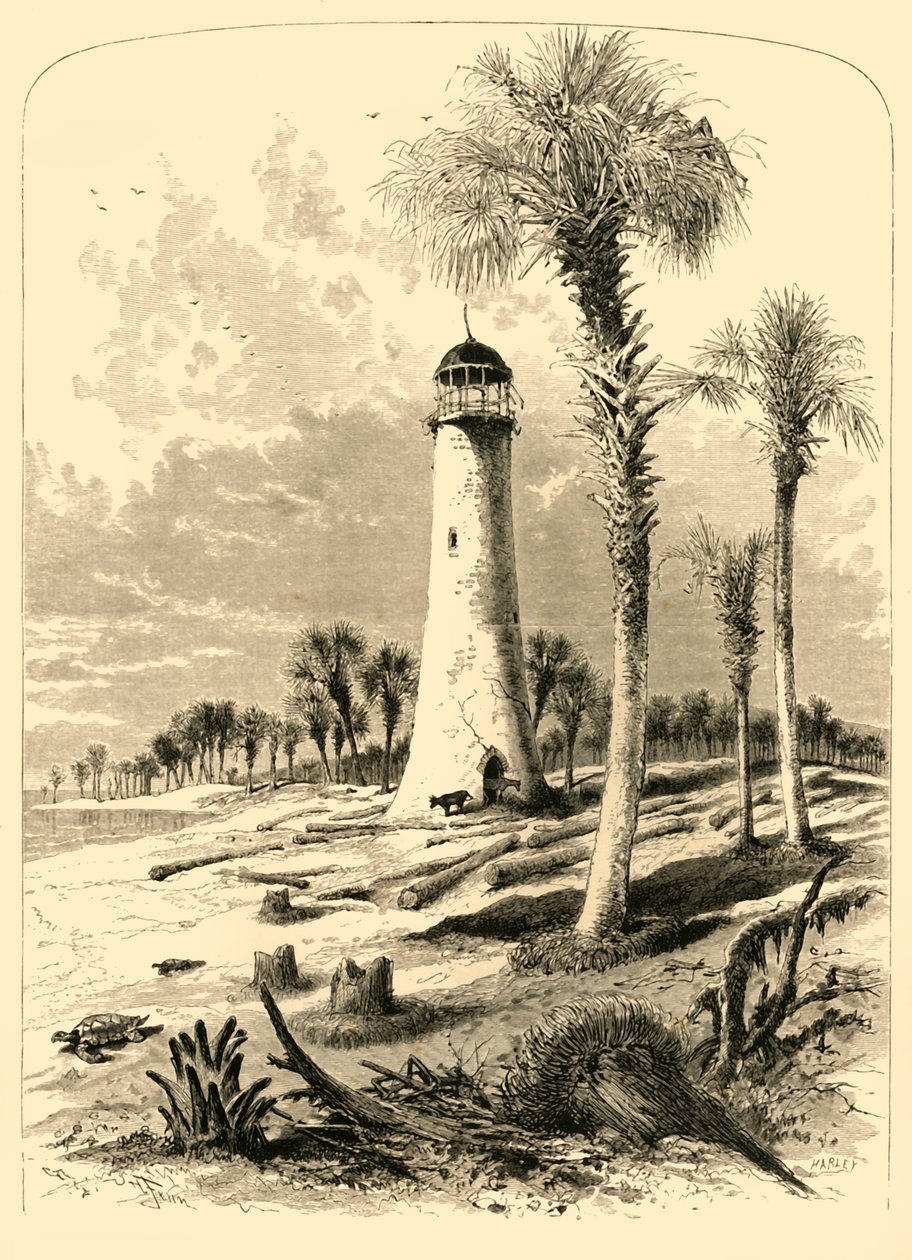 Phare de Bar, embouchure de la rivière Saint-Jean - John J. Harley