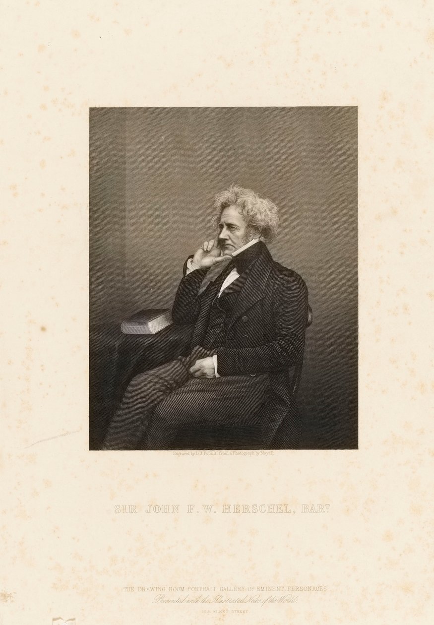 Sir John Frederick William Herschel (1792-1871), vers 1860 - John Jabez Edwin Paisley (after) Mayall