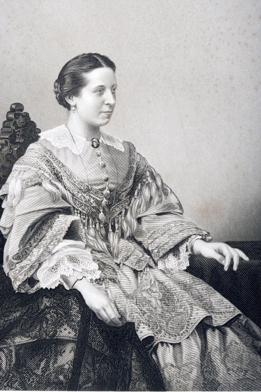 Clara Novello (1818-1908) gravée par D.J. Pound d