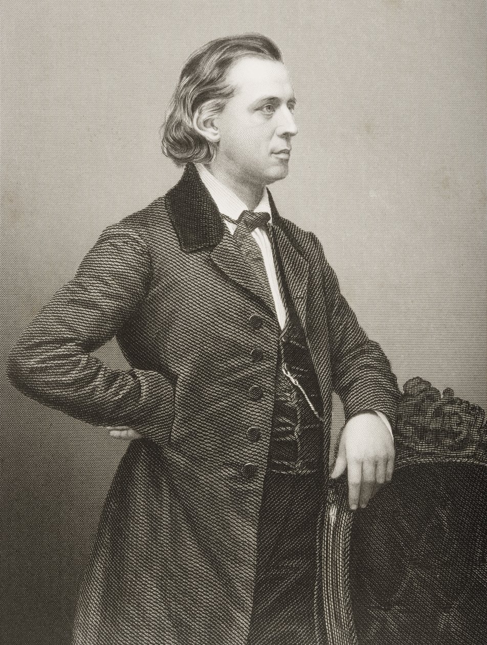 Henry Ward Beecher (1813-1887) gravé par D.J. Pound d