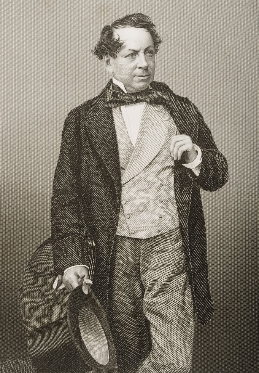 John Baldwin Buckstone (1802-79) gravé par D.J. Pound d