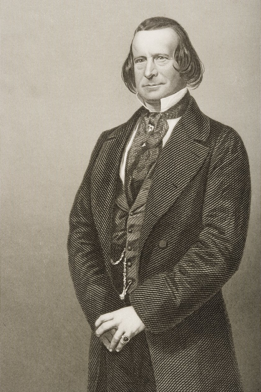 Samuel Phelps, gravé par D.J. Pound d