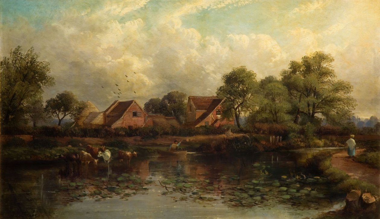 Ferme à Wood Lane, Handsworth, 1850-1908 - John Joseph Hughes