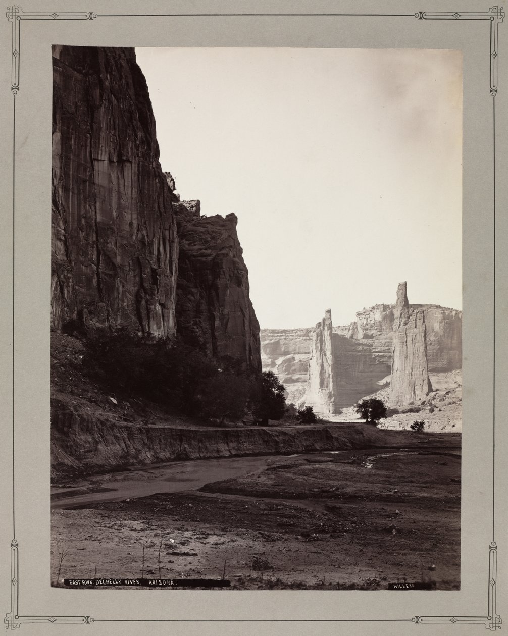 East Fork, de la rivière Chelly, en Arizona - John K. Hillers