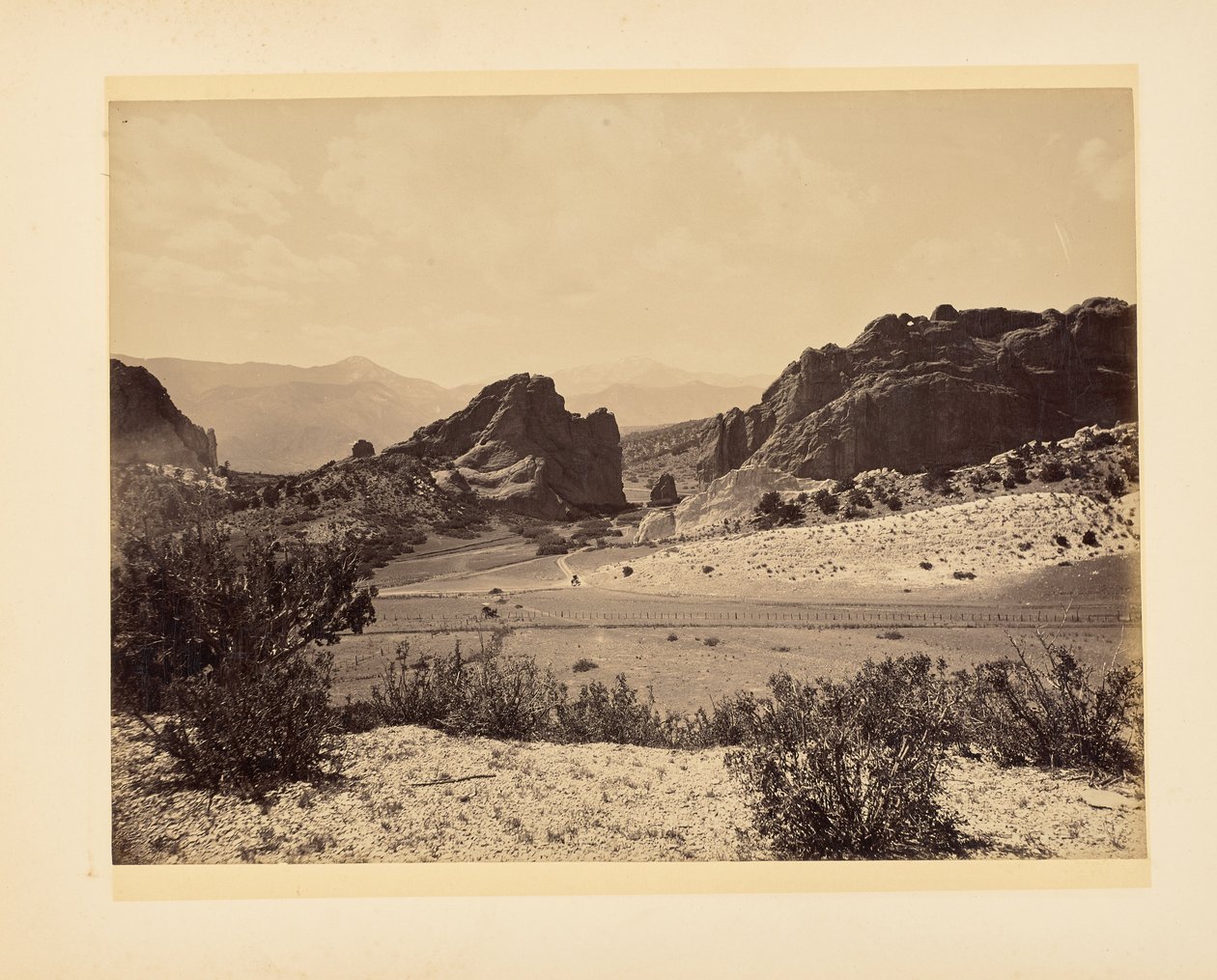 Paysage avec chariot - John K. Hillers