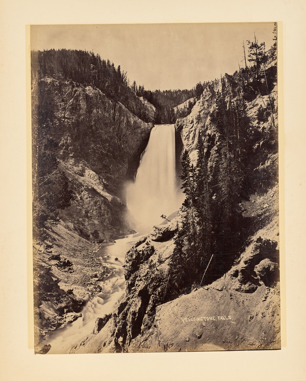 Les chutes de Yellowstone - John K. Hillers