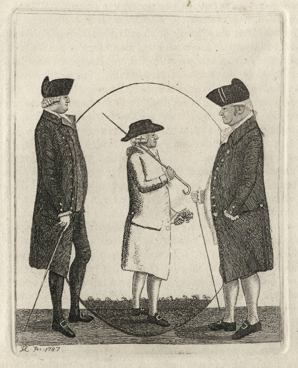 Alexander Gordon, Lord Rockville ; Adam Smith ; George Brown par John Kay - John Kay