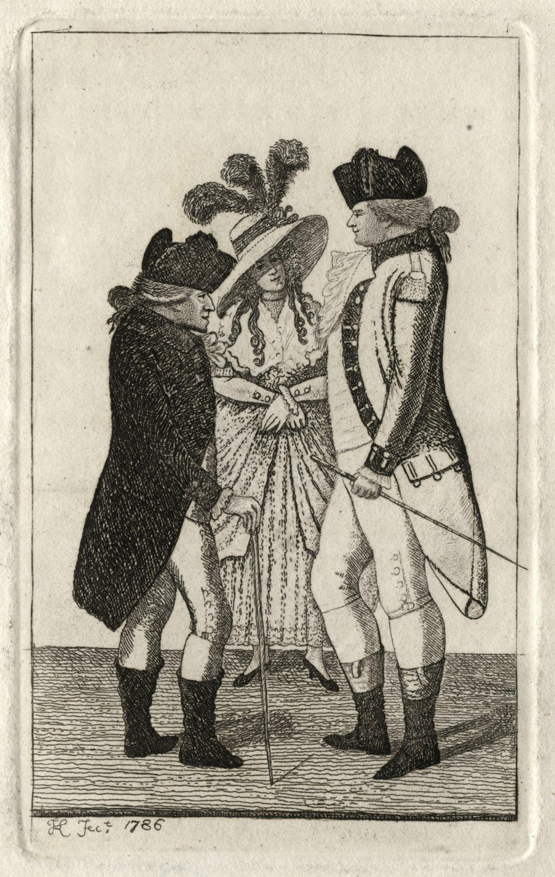 Capitaine Page ; Capitaine Vicars ; avec un admirateur par John Kay - John Kay
