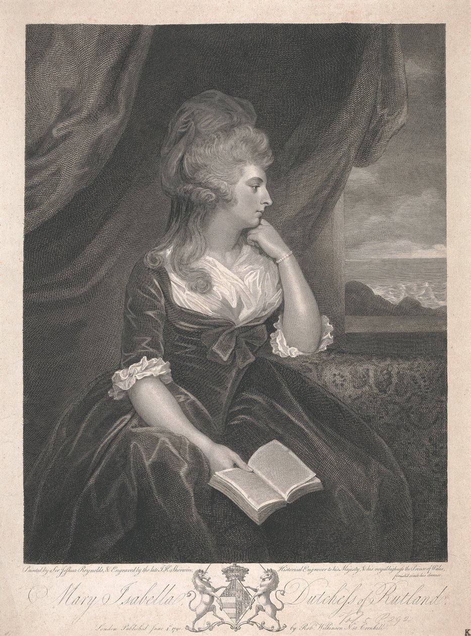 Mary Isabella Manners (née Somerset), Duchesse de Rutland - John Keyse Sherwin