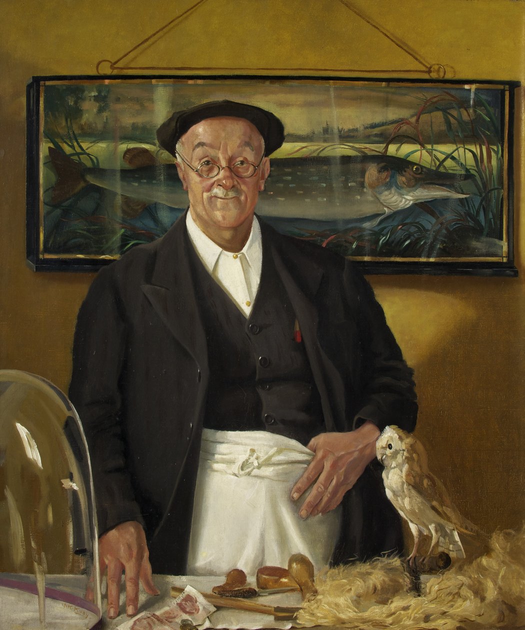 M. Chopping le taxidermiste - John Kynnersley Kirby
