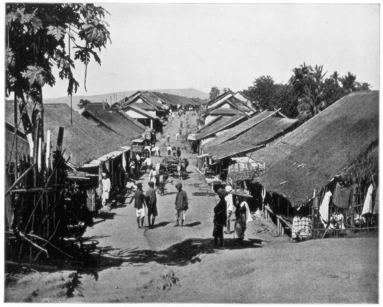 Village près de Calcutta, Inde, fin du 19ème siècle - John L. Stoddard