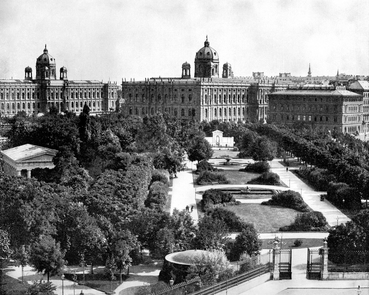 Volksgarten et Théséion, Vienne, Autriche, 1893 - John L. Stoddard