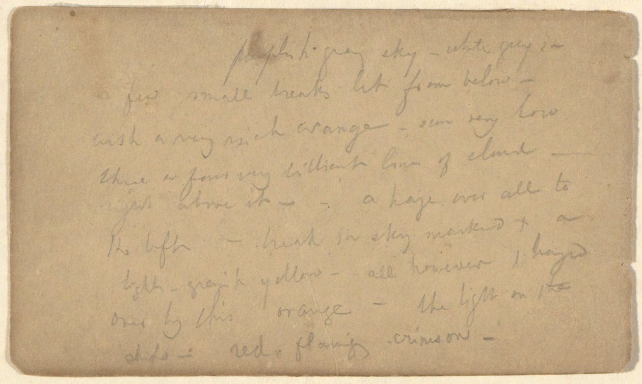 Notes de couleur - John La Farge