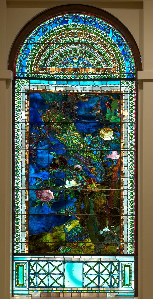 Paons et pivoines I - John La Farge