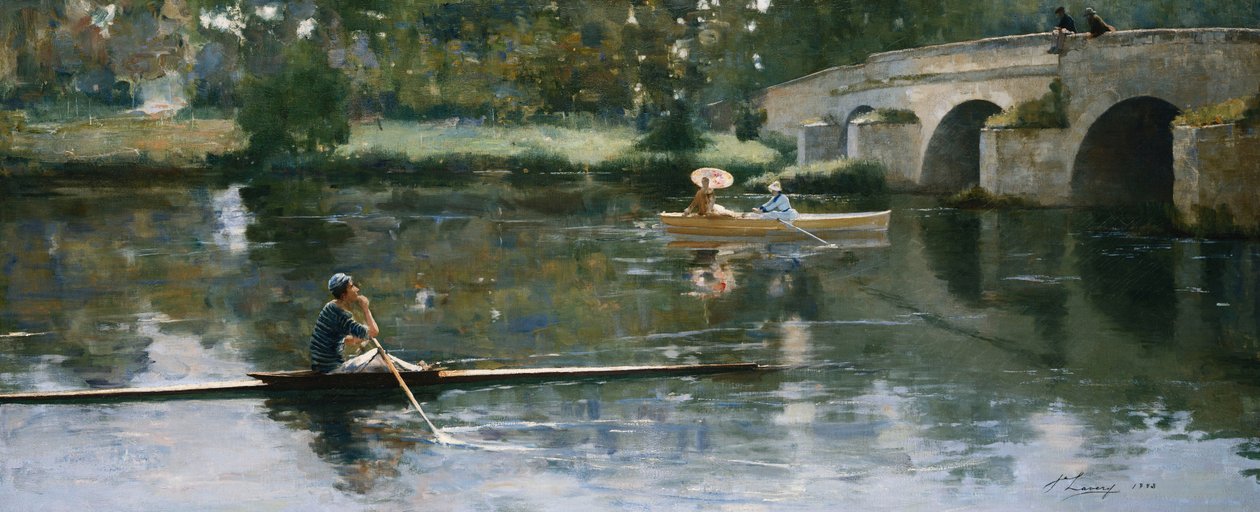 Le pont à Grez - John Lavery