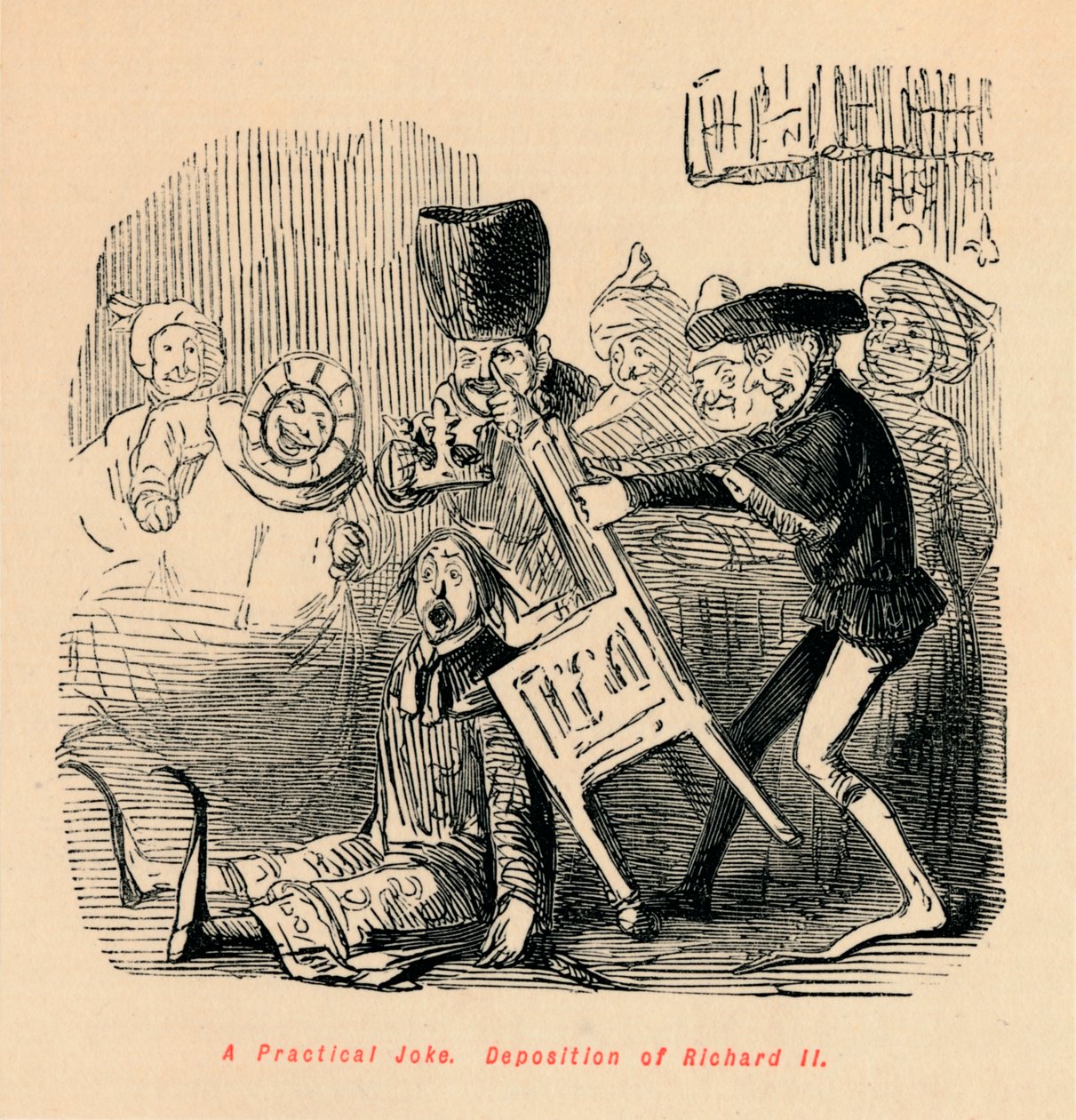 Une farce. Déposition de Richard II - John Leech
