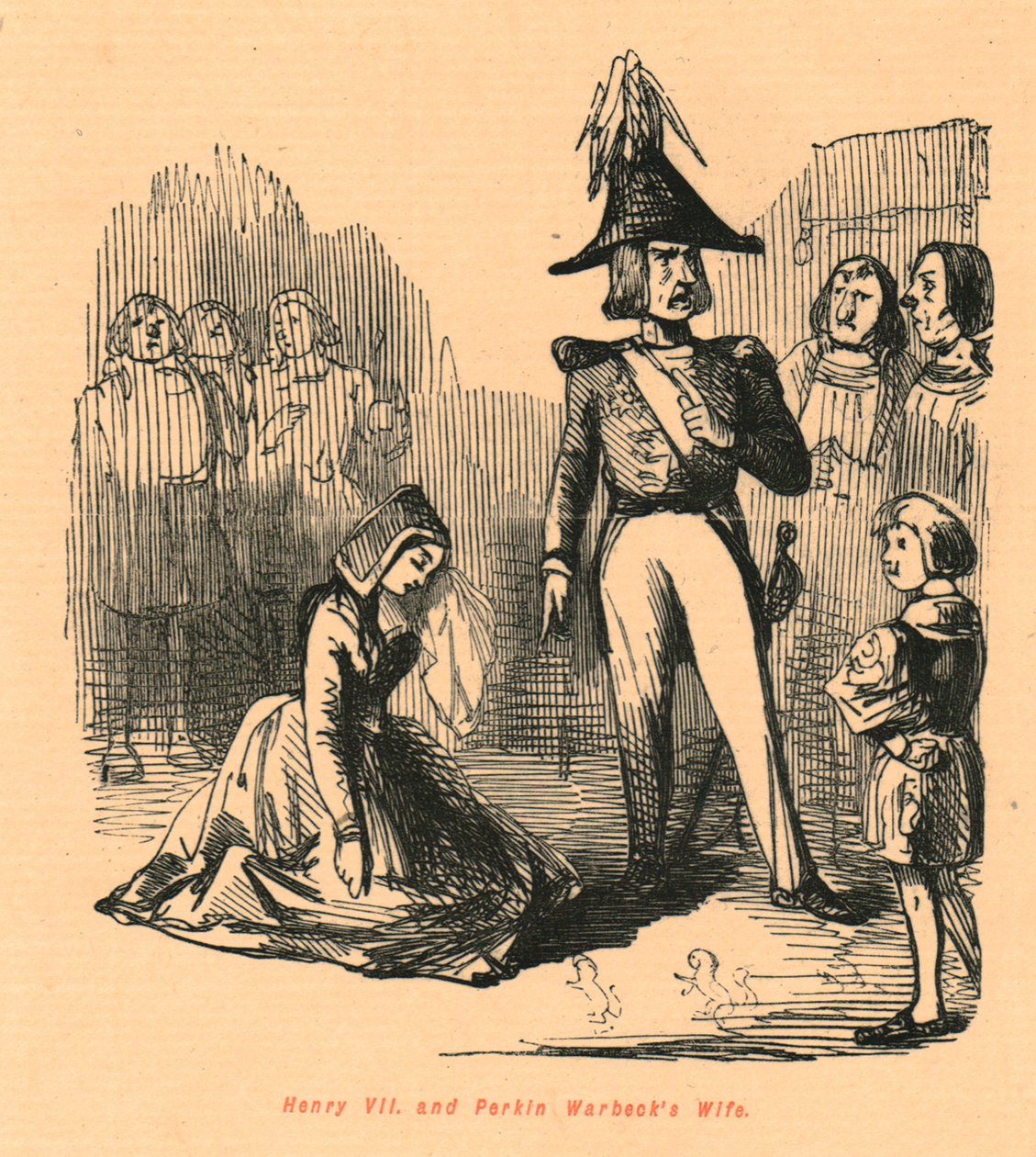 Henri VII et la femme de Perkin Warbeck, 1897 - John Leech