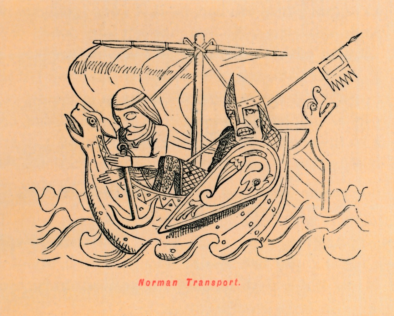 Transport normand, vers 1860 - John Leech
