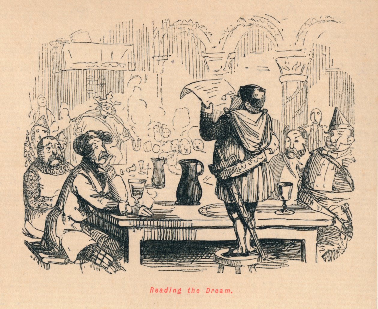 Lire le rêve, c1860 - John Leech