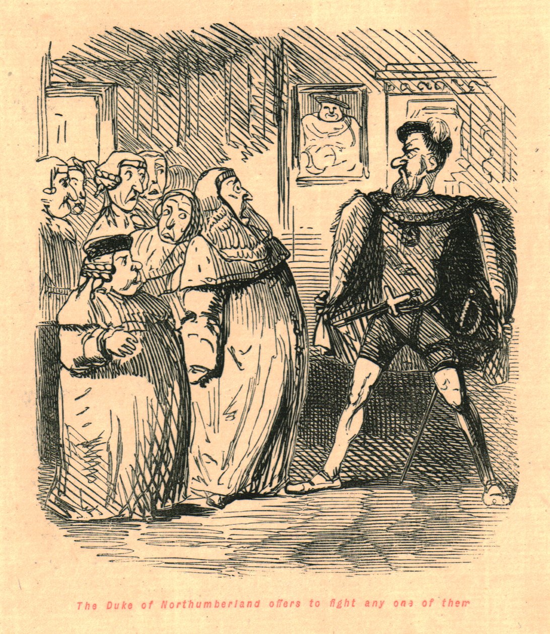 Le duc de Northumberland propose de se battre avec n