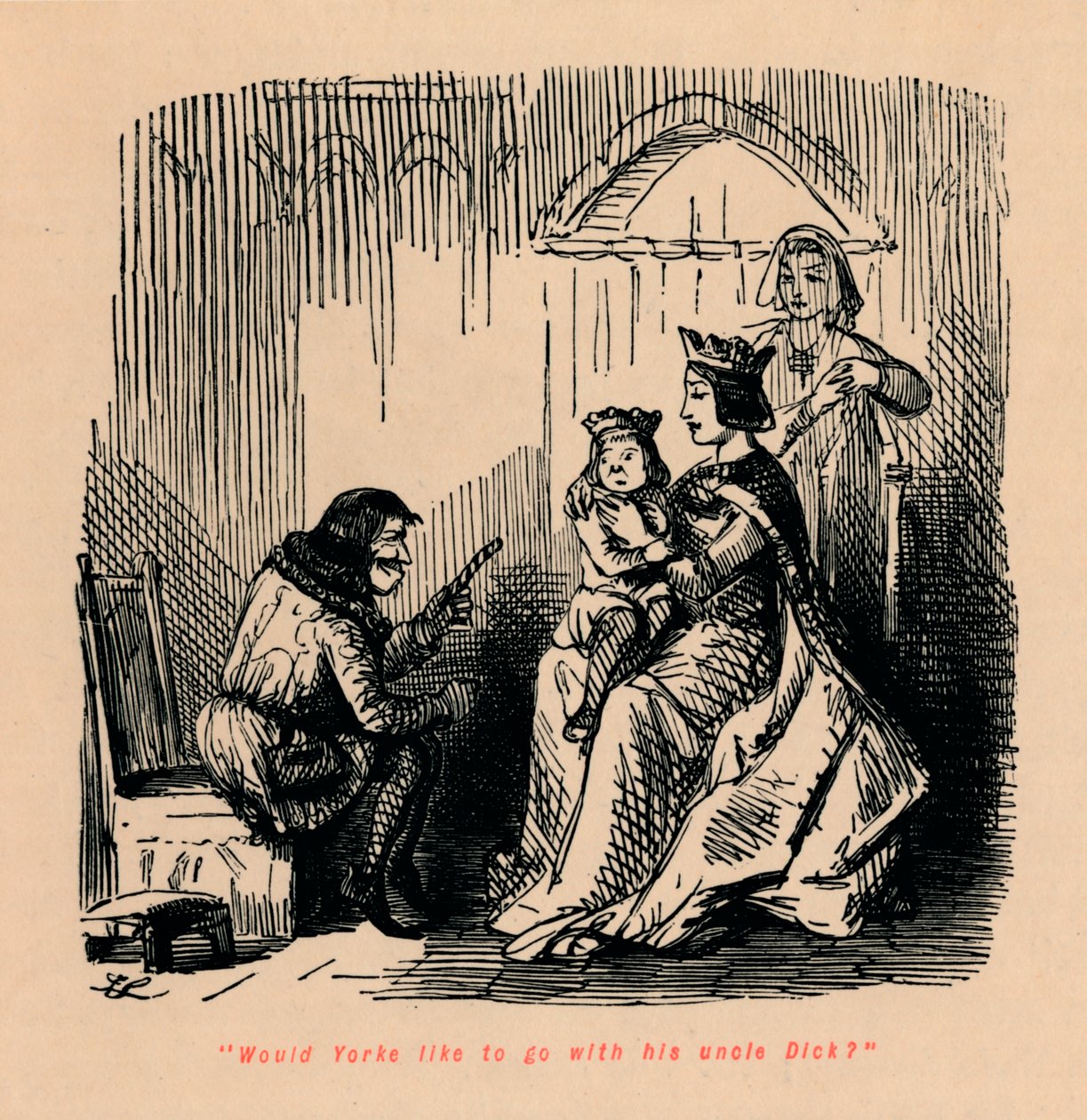 Yorke aimerait-il aller avec son oncle Dick - John Leech