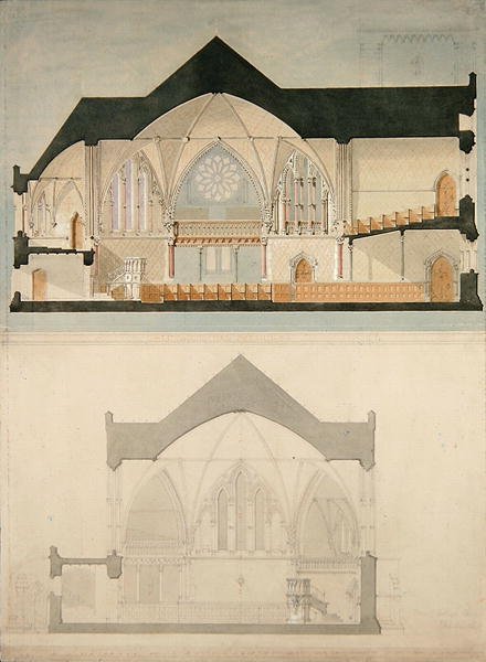 Élévation latérale de l