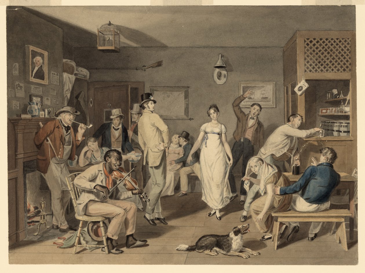 Danse de salon - John Lewis Krimmel