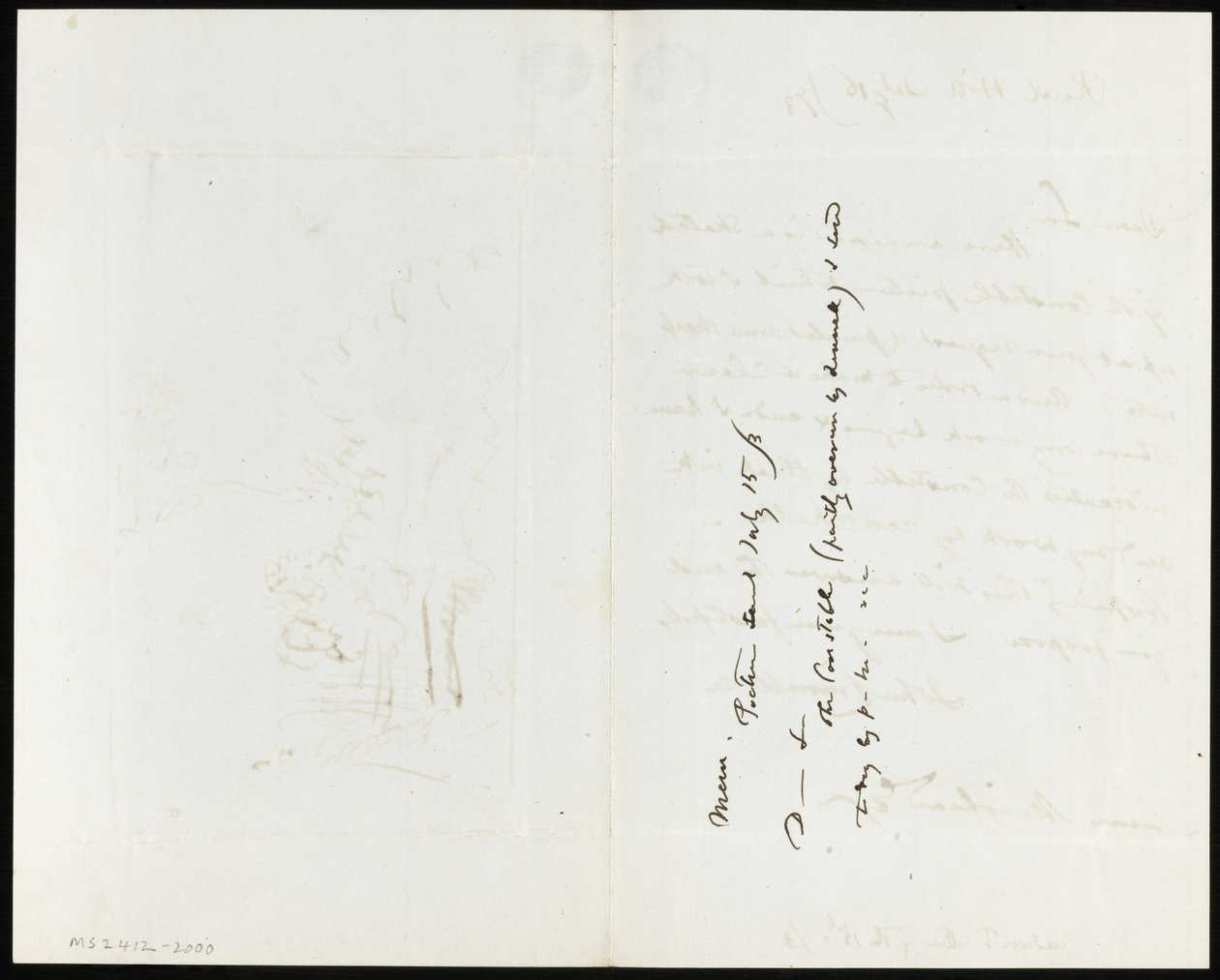 Lettre à James Muirhead - John Linnell