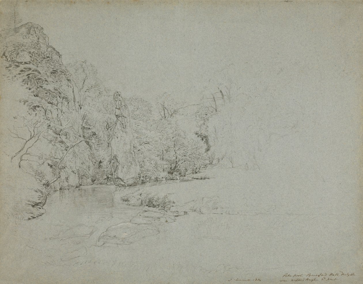 Piscine de Brochet, Beresford Hall, Derbyshire - John Linnell