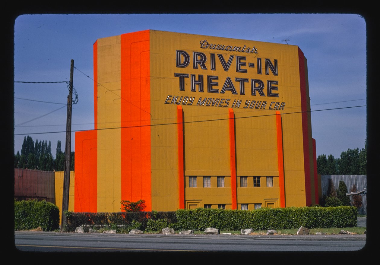 Duwamish Drive-in Theater, E. Marginal Way, Seattle, Washington, États-Unis - John Margolies