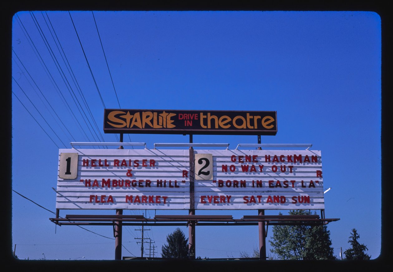 Starlite Drive-In, Medford, Oregon, États-Unis - John Margolies