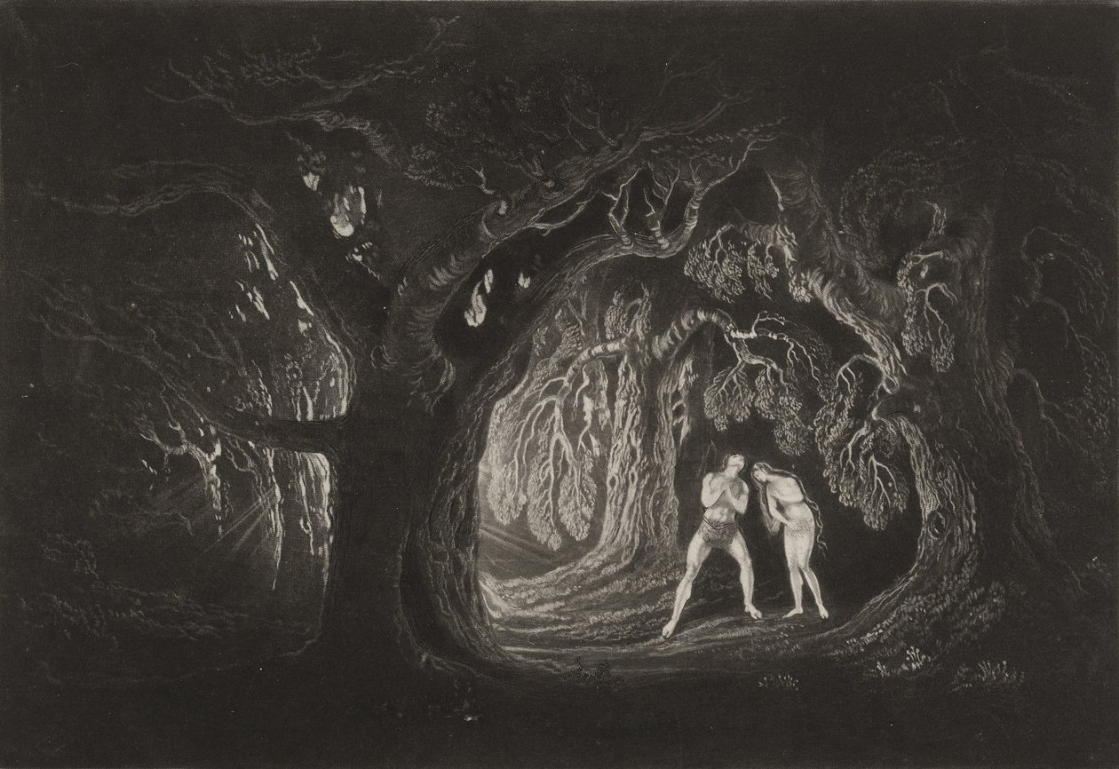 Adam entendant la voix du Tout-Puissant, c.1827 - John Martin