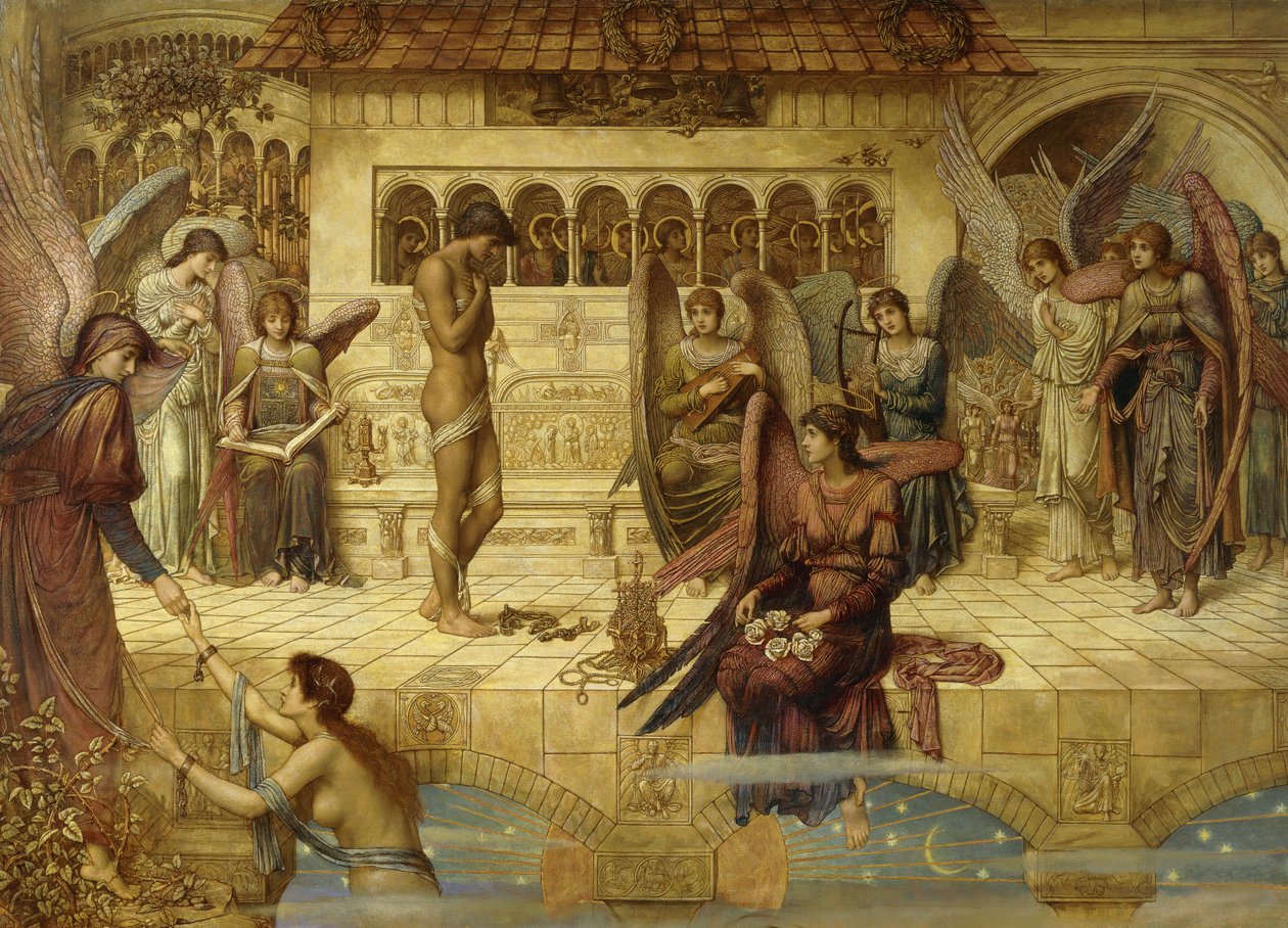 Les Remparts de la Maison de Dieu - John Melhuish Strudwick