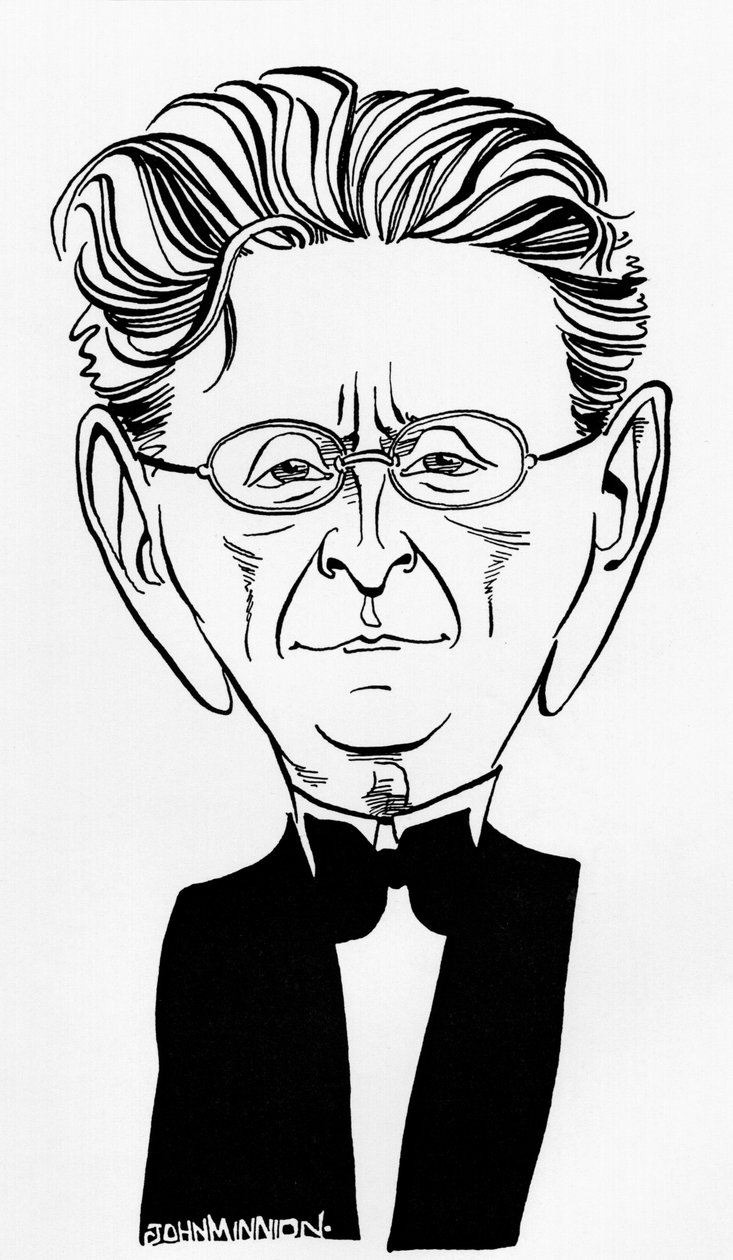 Alexander von Zemlinsky -caricature - John Minnion