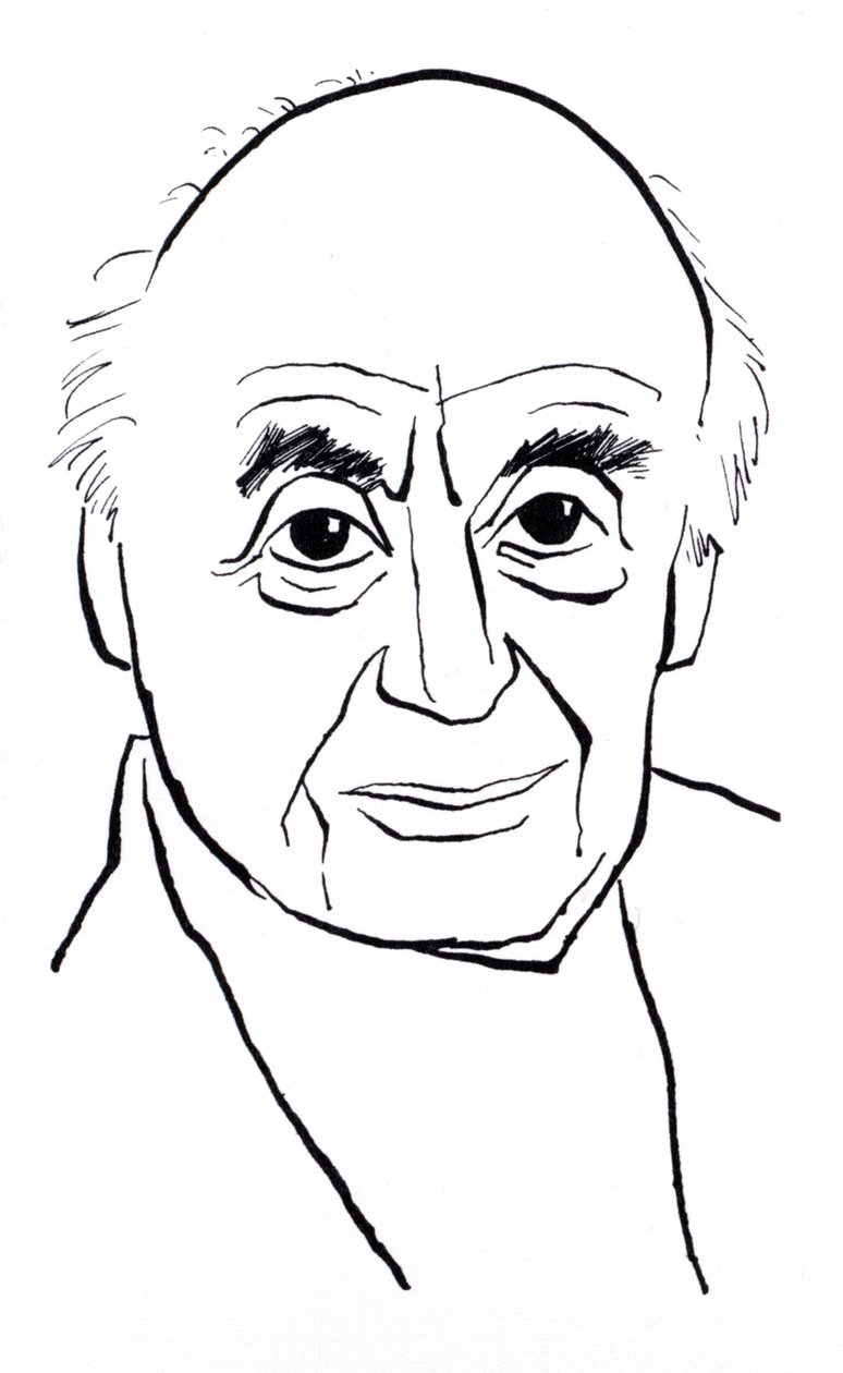 Berthold Goldschmidt, caricature - John Minnion
