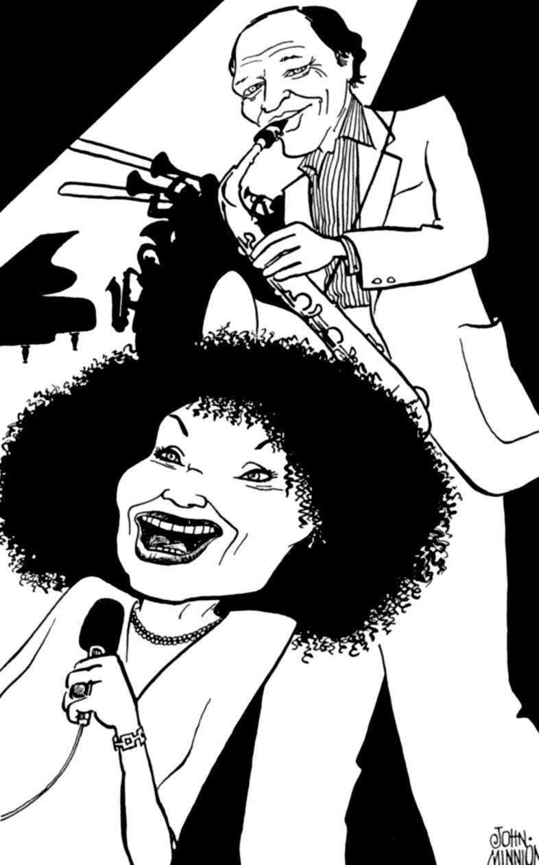 Cleo Laine et Sir John Dankworth Dame Cleo Laine, Lady Dankworth, née Clementina Dinah Campbell - John Minnion