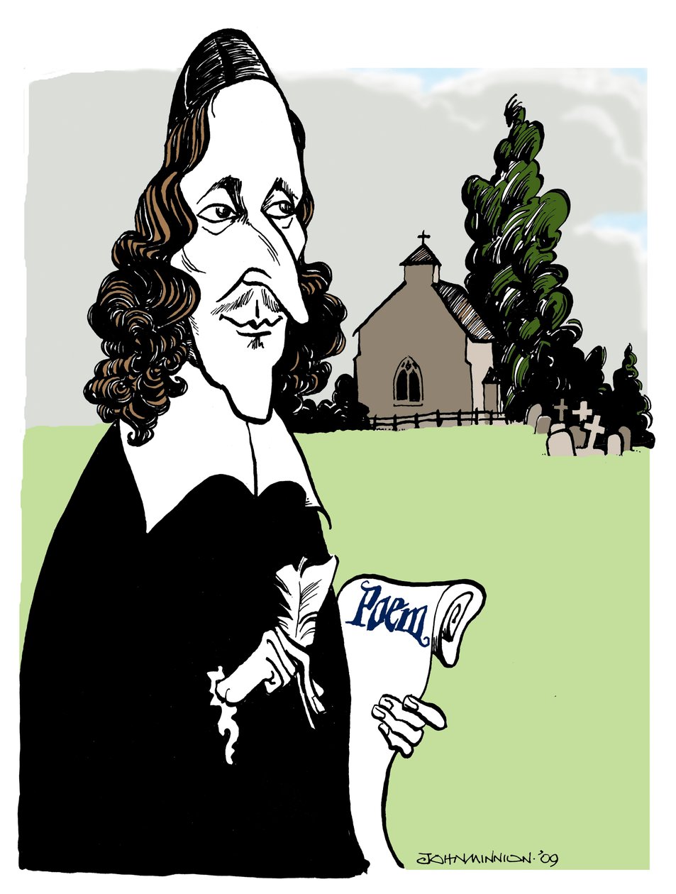 George Herbert - Poète gallois, orateur, prêtre anglican - John Minnion