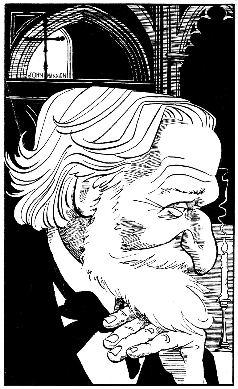 Giuseppe Verdi - portrait de profil du compositeur italien, 9 ou 10 octobre 1813 - 27 janvier 1901 - John Minnion