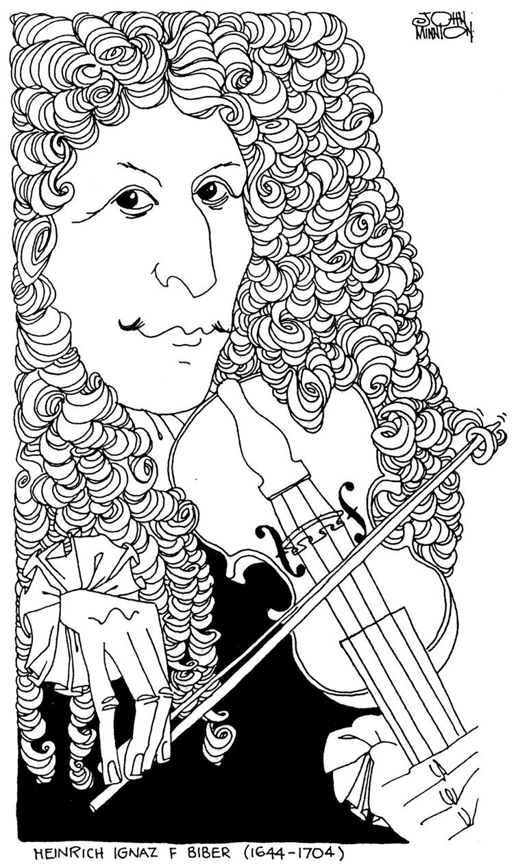 Heinrich Ignaz Franz von Biber by John Minnion - John Minnion