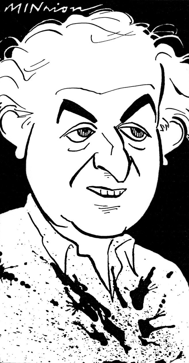 Ralph Steadman, caricature de John Minnion - John Minnion