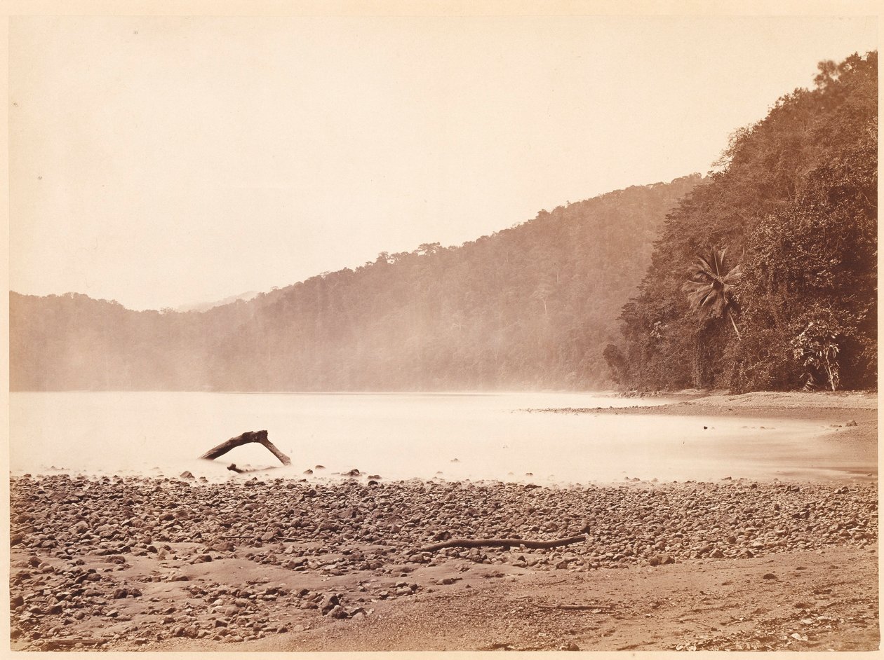 Paysage tropical : Le terminus du projet de canal, la baie de Limon (Expédition Darien) - John Moran