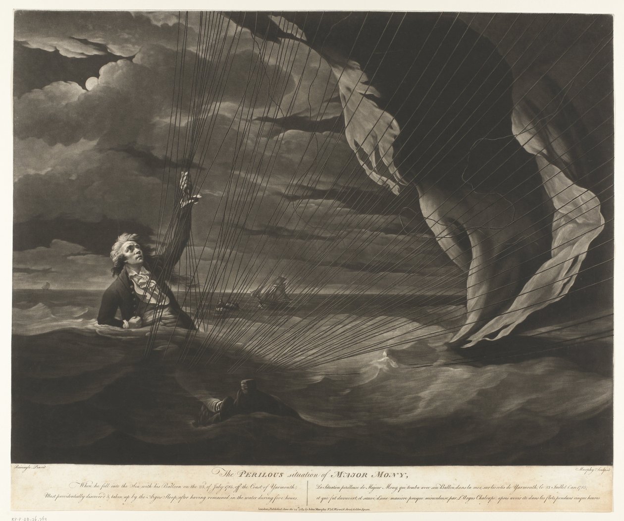 John Money avec son ballon échoué en mer - John Murphy
