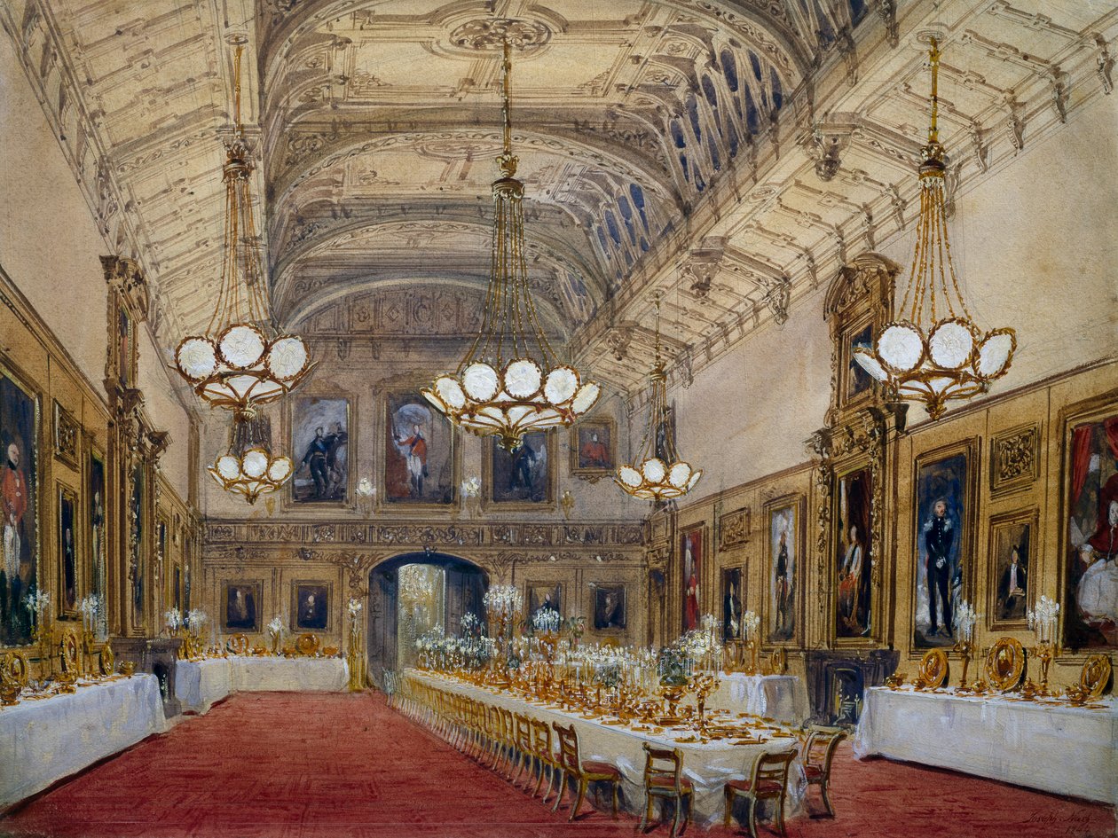 Salle Saint-Georges au château de Windsor - John Nash