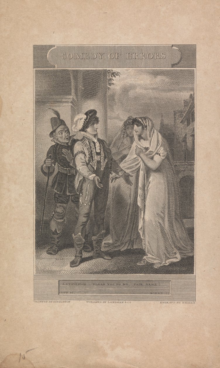 La Comédie des erreurs, Acte II, Scène II - John Neagle