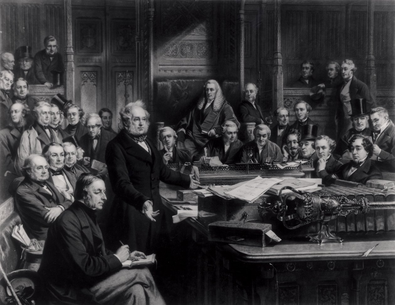 La Chambre des communes en 1860 : Lord Palmerston s