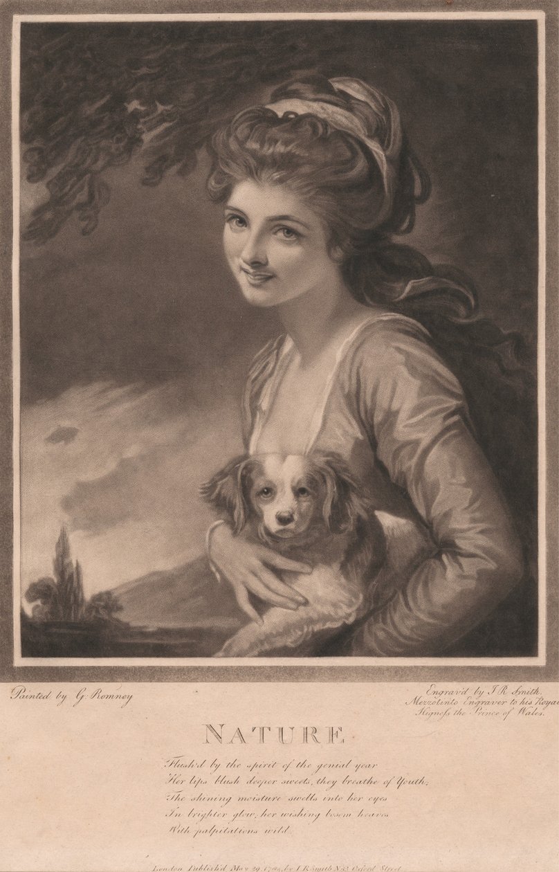 Lady Hamilton en « Nature » - John Raphael Smith